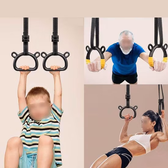 Fitness-Gymnastikringe mit verstellbaren Trägern für die Ganzkörperkonditionierung zu Hause